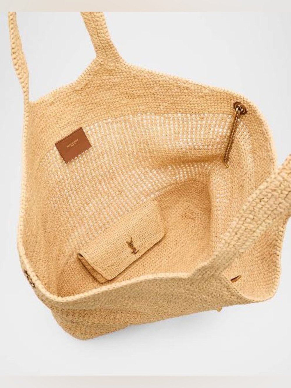 ✨Saint Laurent Icare Raffia Tote | Ebano
XL Tote Bag | Sunglass Wallet Gold YSL - Picture 8 of 8